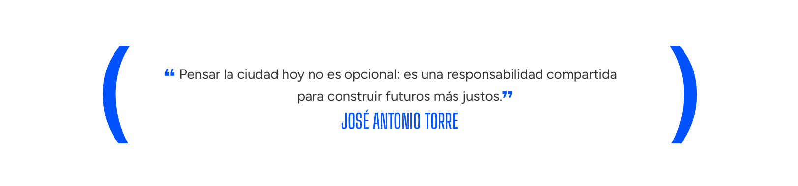 José Antonio Torre Centro para el Futuro de las Ciudades