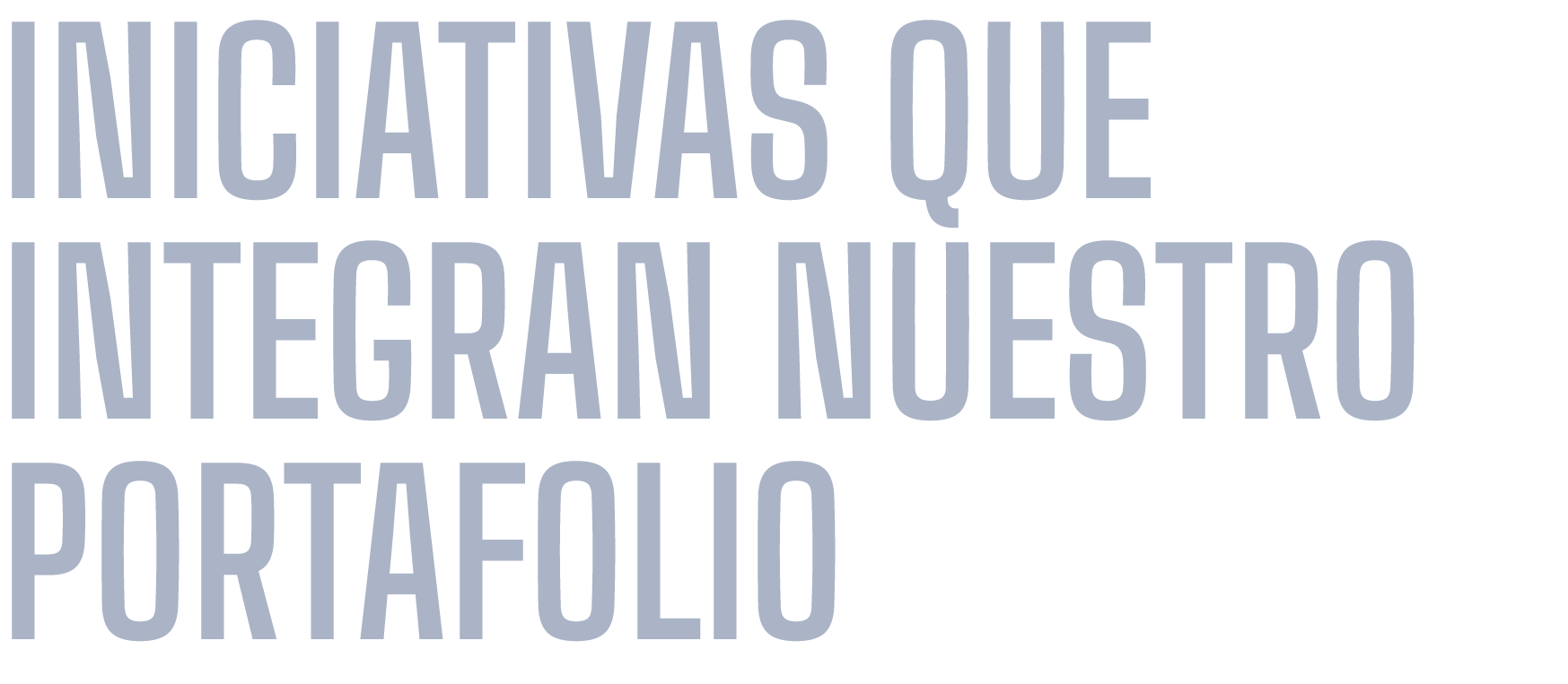 Iniciativas Centro para el Futuro de las Ciudades