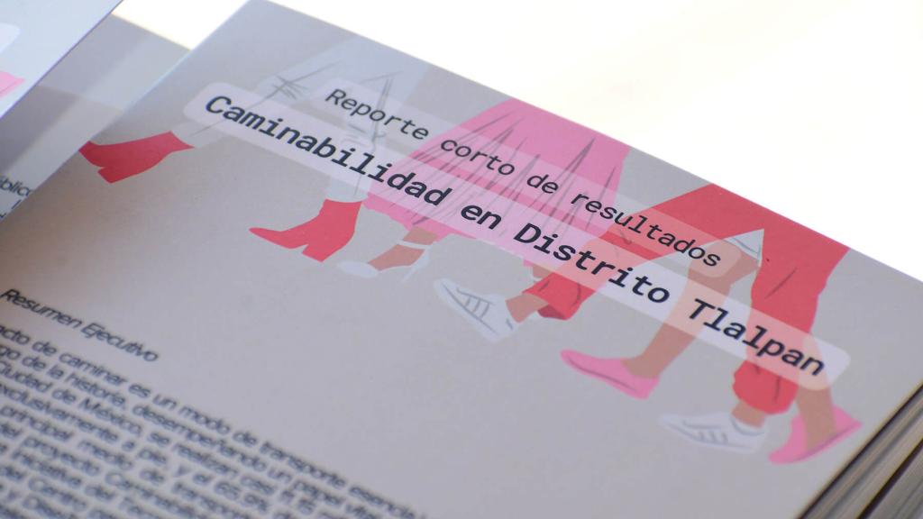 11. Caminabilidad en Distrito Tlalpan 